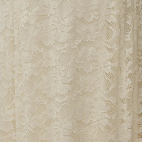 NWT Torrid Wedding Gown/Dress Ivory Lace Off Shoulder Fit & Flare 18 - Picture 10 of 15